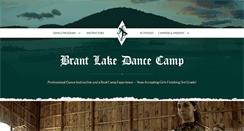 Desktop Screenshot of brantlakedancecamp.com